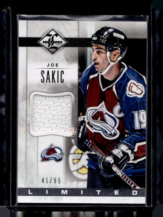 2012-13 Panini Limited - Limited Jerseys Joe Sakic #LJ-SA /99