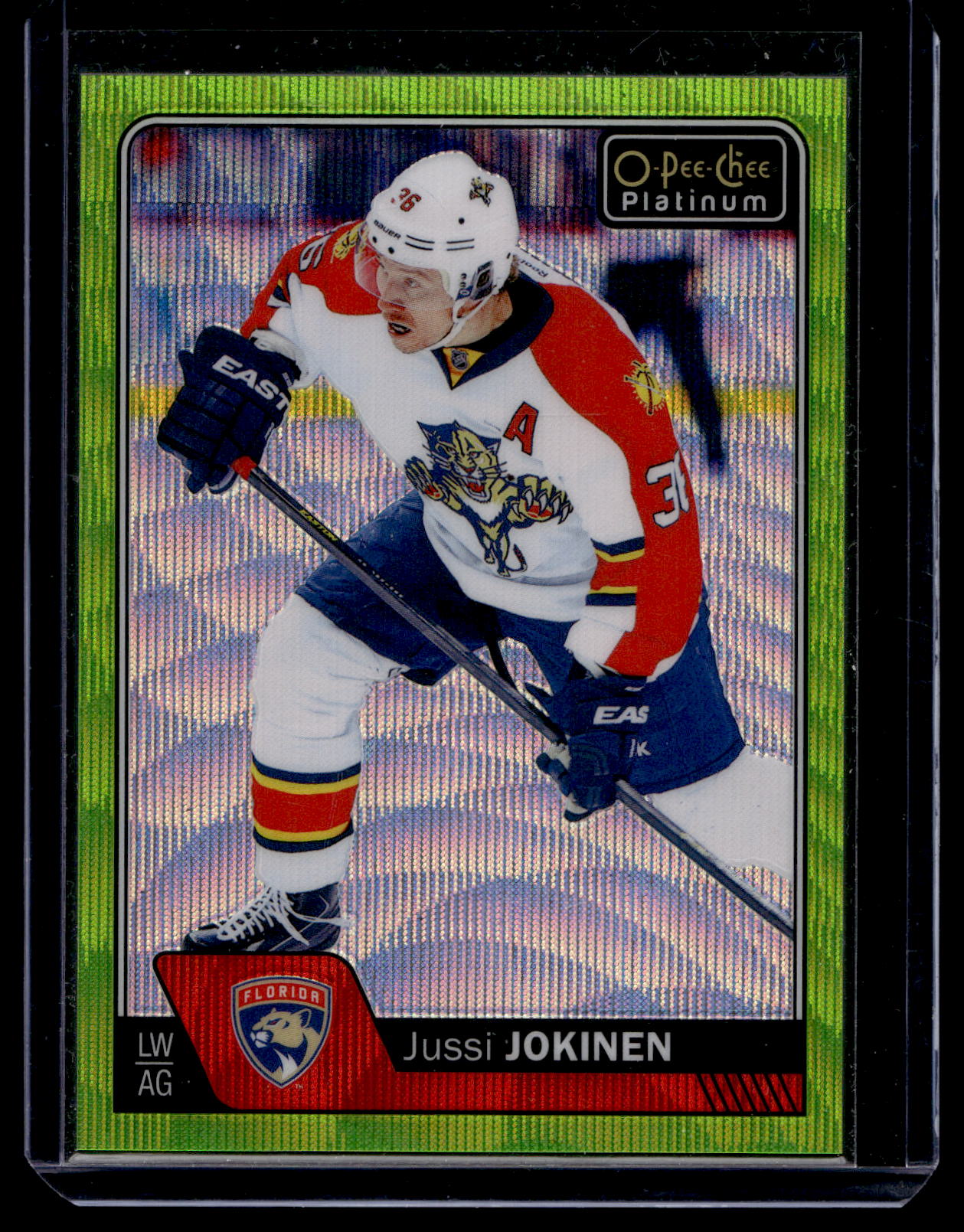 2016-17 Upper Deck O-Pee-Chee Platinum - Emerald Surge - Jussi Jokinen #144 /10