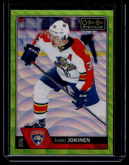 2016-17 Upper Deck O-Pee-Chee Platinum - Emerald Surge - Jussi Jokinen #144 /10