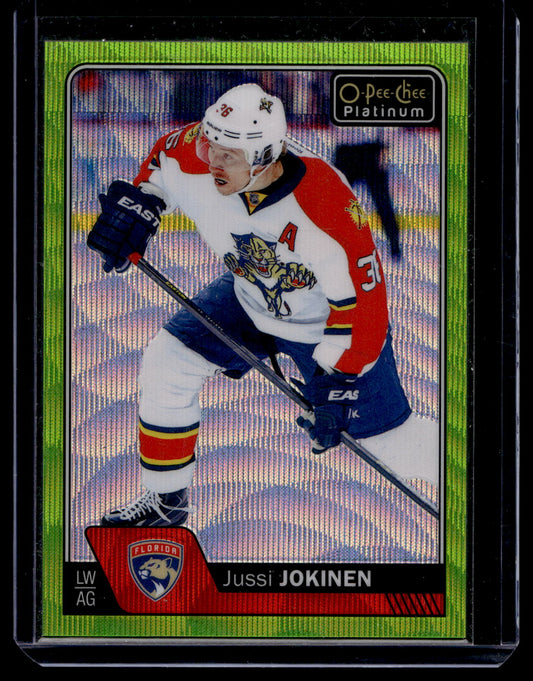 2016-17 Upper Deck O-Pee-Chee Platinum - Emerald Surge - Jussi Jokinen #144 /10