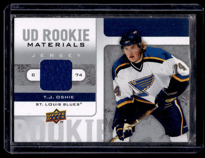 2008-09 Upper Deck - UD Rookie Materials T.J. Oshie #RM-TO RY