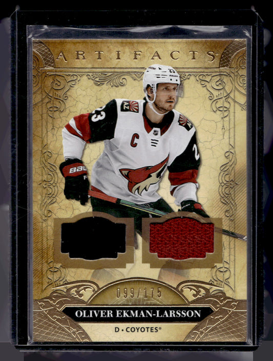 2020-21 Upper Deck Artifacts Material Gold Oliver Ekman-Larsson #73 99 /175