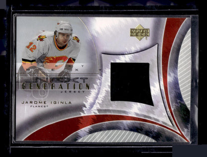2001-02 Upper Deck - Next Generation Jerseys Jarome Iginla #NG-JI