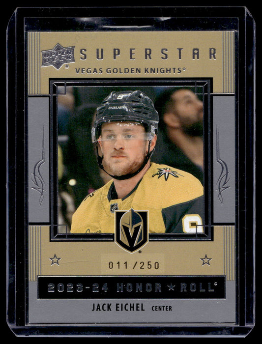 2023-24 Upper Deck Series 1 - Honor Roll - Silver Rainbow - Jack Eichel #HR-17 /250