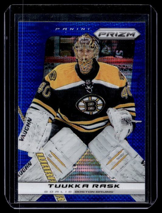 2013-14 Panini Prizm - Wal-Mart Blue Pulsar Prizm - Tuukka Rask #4
