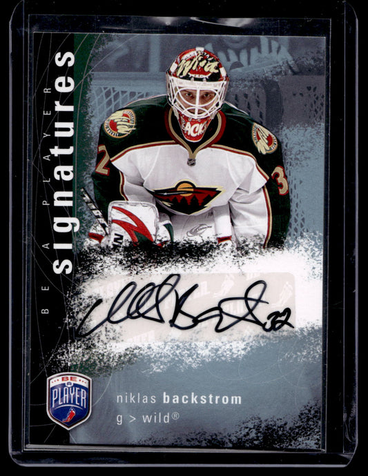 2007-08 Upper Deck Be a Player - Signatures Niklas Backstrom #S-NB