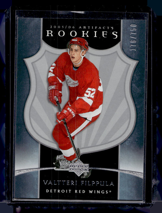 2005-06 Upper Deck Artifacts - Valtteri Filppula #275 /750 RC