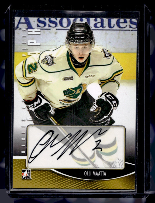 2012-13 In the Game Heroes and Prospects - Autographs Olli Määttä #A-OM
