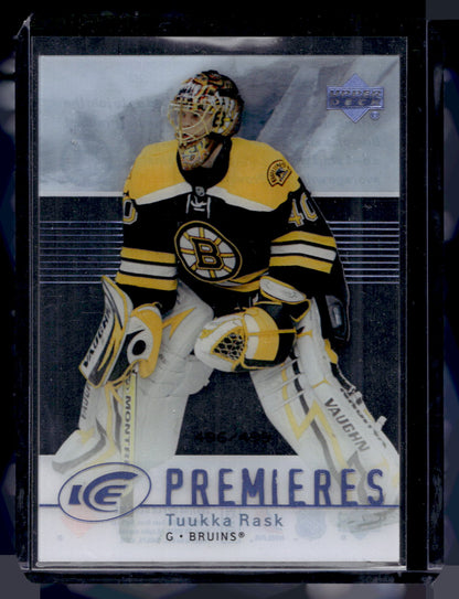 2007-08 UD Ice Premieres - Tuukka Rask #197 /499 RC