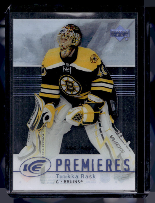 2007-08 UD Ice Premieres - Tuukka Rask #197 /499 RC