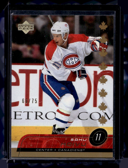 2002-03 Upper Deck Exclusives - Saku Koivu #96 /75