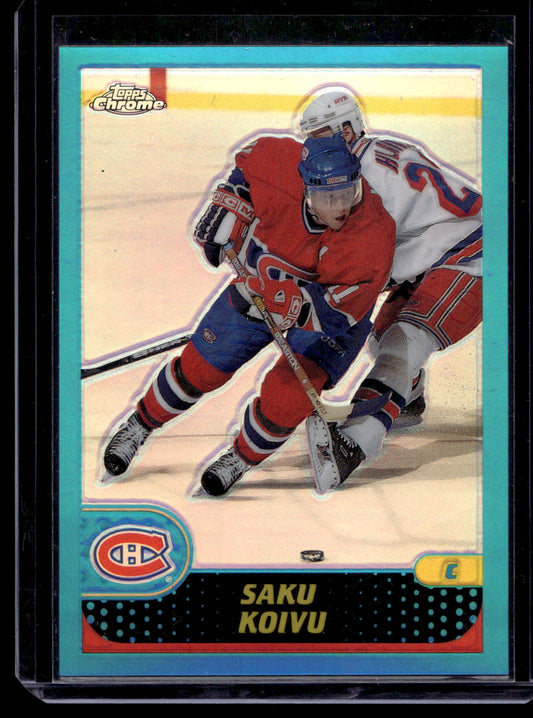 2001-02 Topps Chrome - Refractor - Saku Koivu #66
