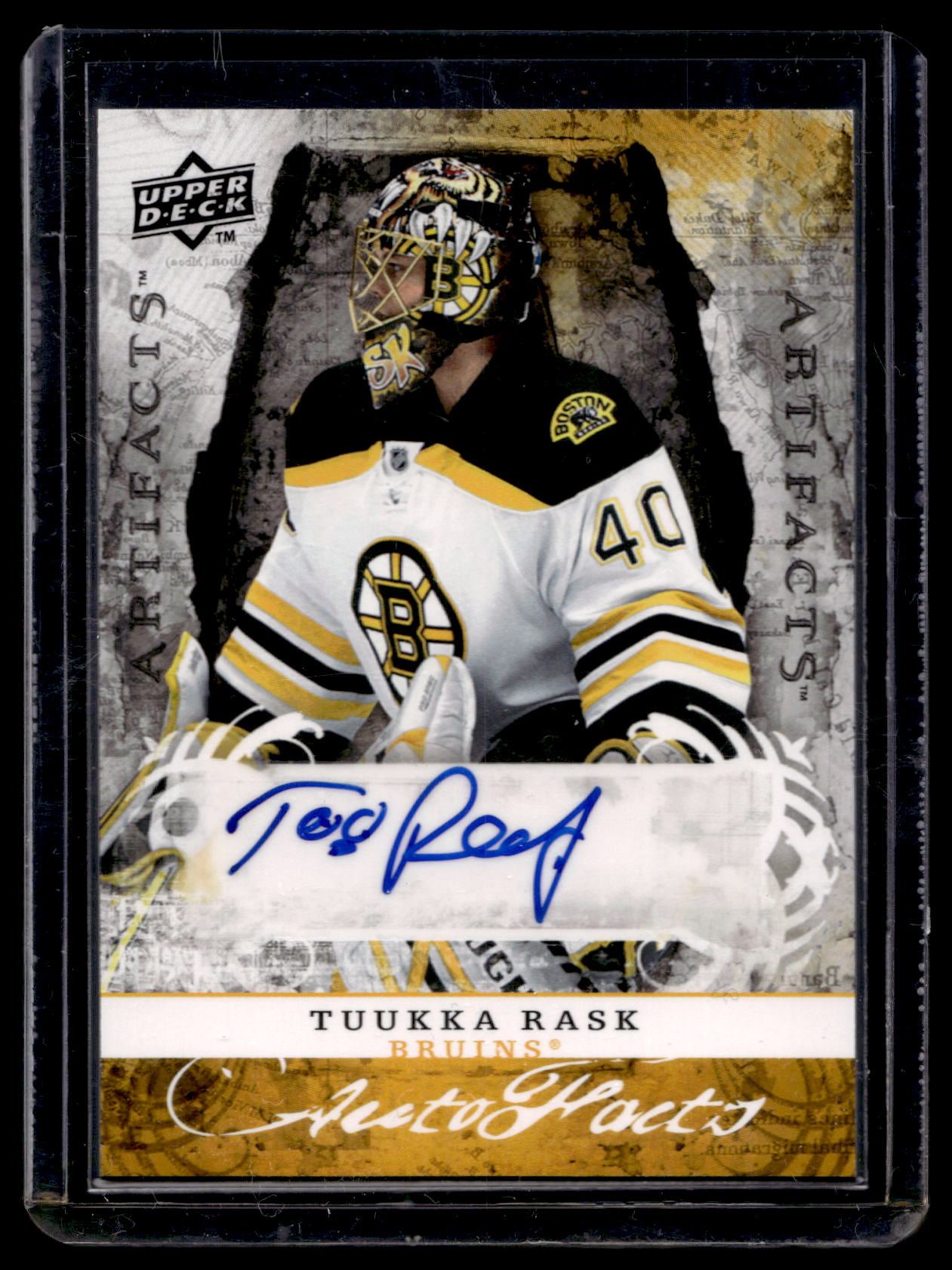 2008-09 Upper Deck Artifacts - Autofacts Tuukka Rask #AF-TR