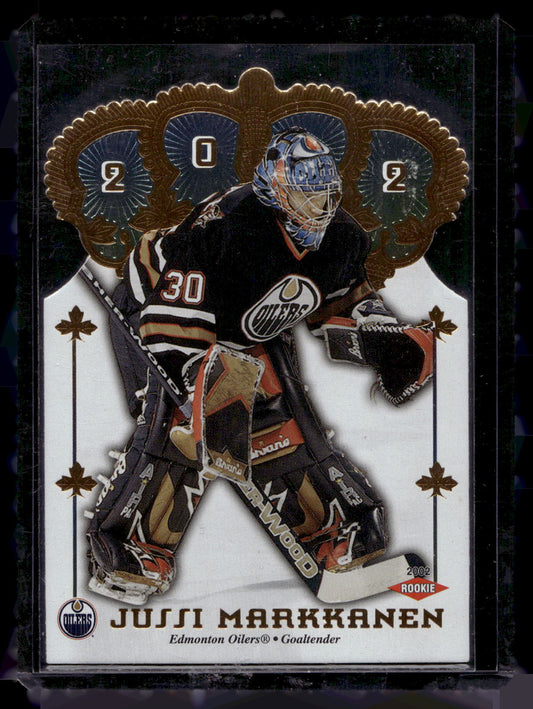 2001-02 Pacific Crown Royale - Jussi Markkanen #160 /267 RC
