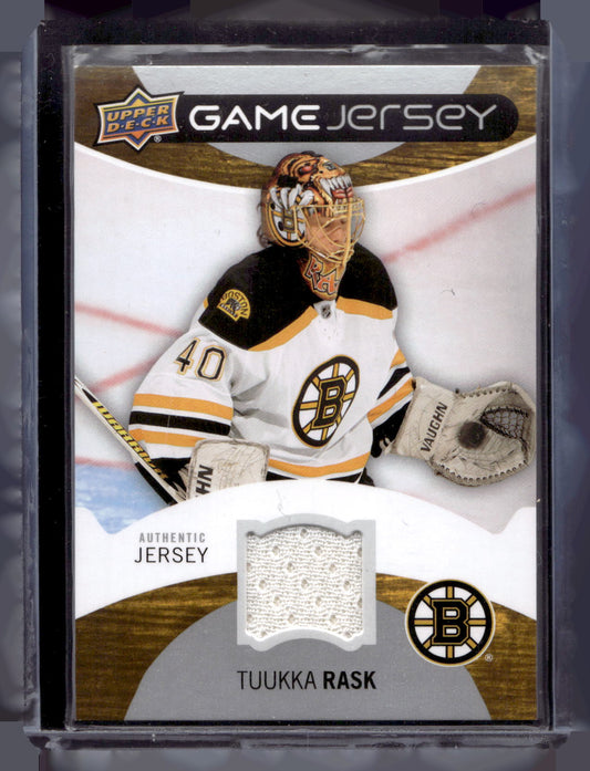 2012-13 Upper Deck - Game Jersey - Tuukka Rask #GJ-TR