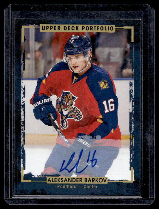 2015-16 Upper Deck Portfolio - Autographs Aleksander Barkov #180