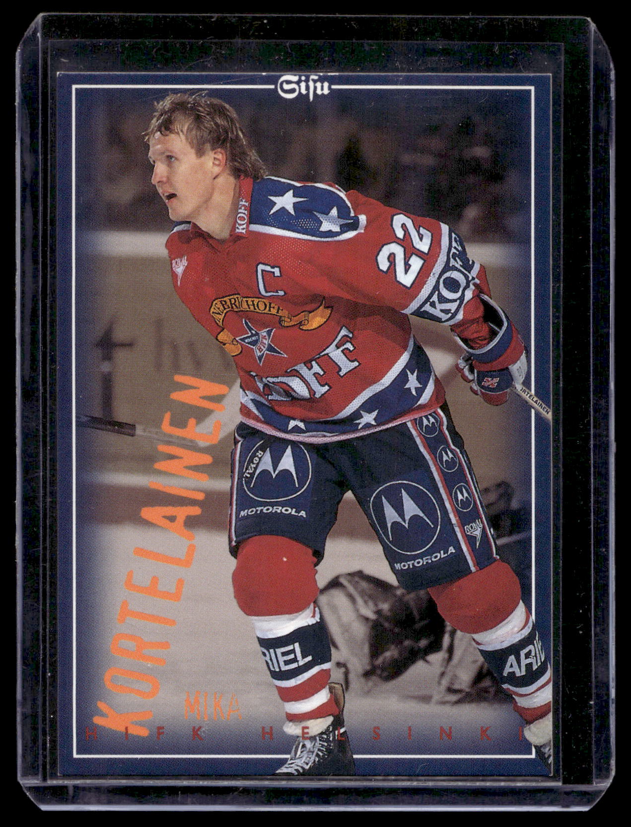 1996-97 Sisu Redline Promo - Mika Kortelainen