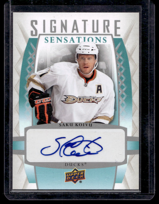 2011-12 Upper Deck - Signature Sensations - Saku Koivu #SS-SK