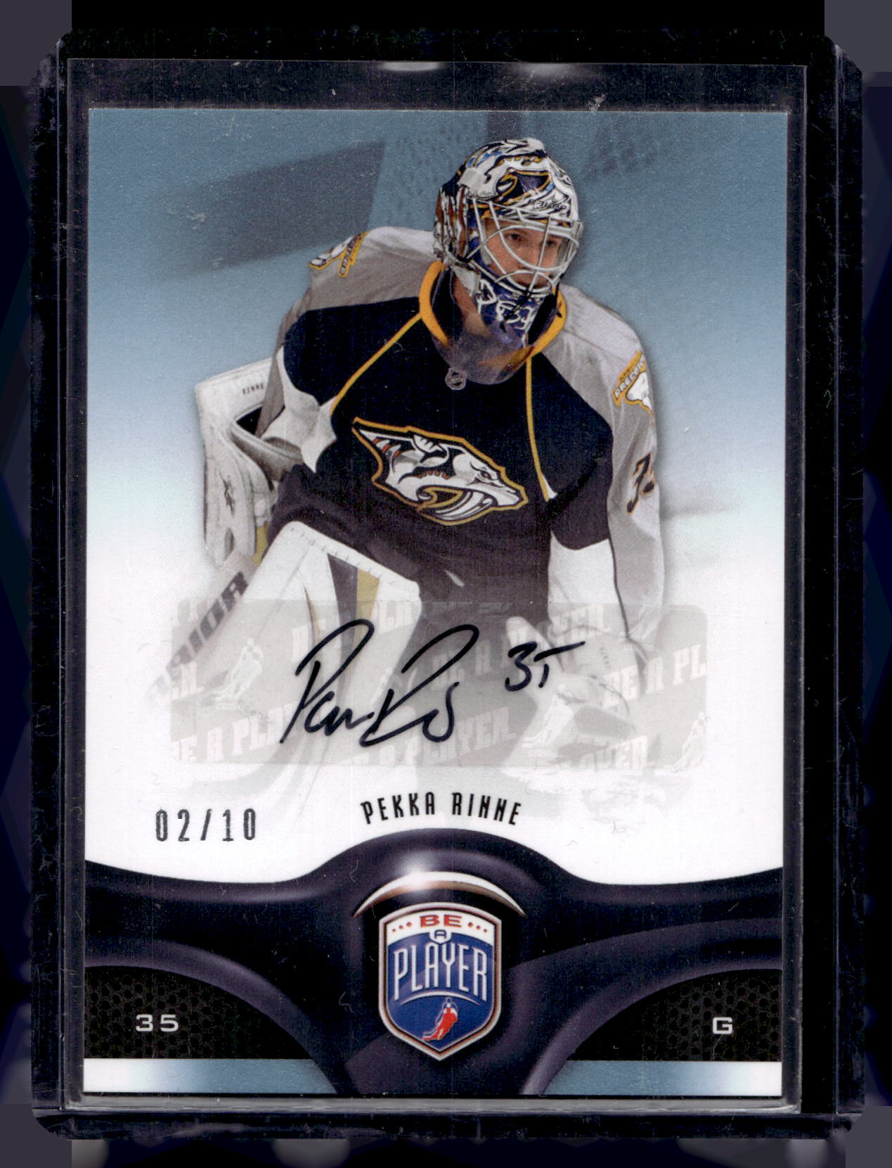 2009-10 Upper Deck Be a Player - Autographs - Pekka Rinne #171 /10