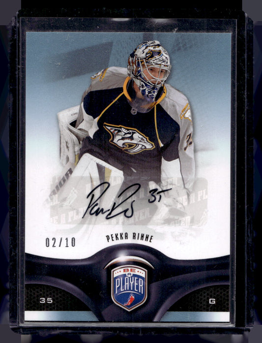 2009-10 Upper Deck Be a Player - Autographs - Pekka Rinne #171 /10