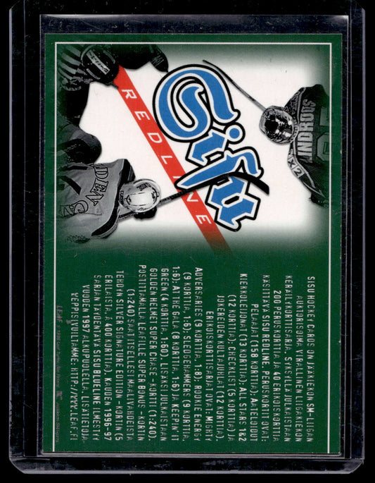 1996-97 Sisu Redline Promo - Vesa Toskala