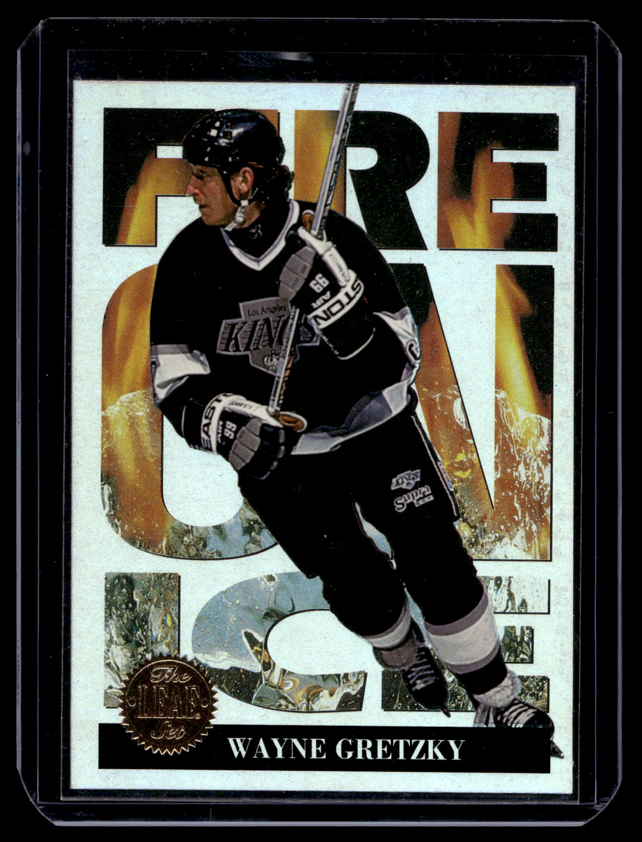 1994-95 Leaf - Fire on Ice - Wayne Gretzky #4