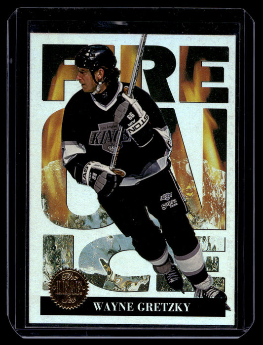 1994-95 Leaf - Fire on Ice - Wayne Gretzky #4
