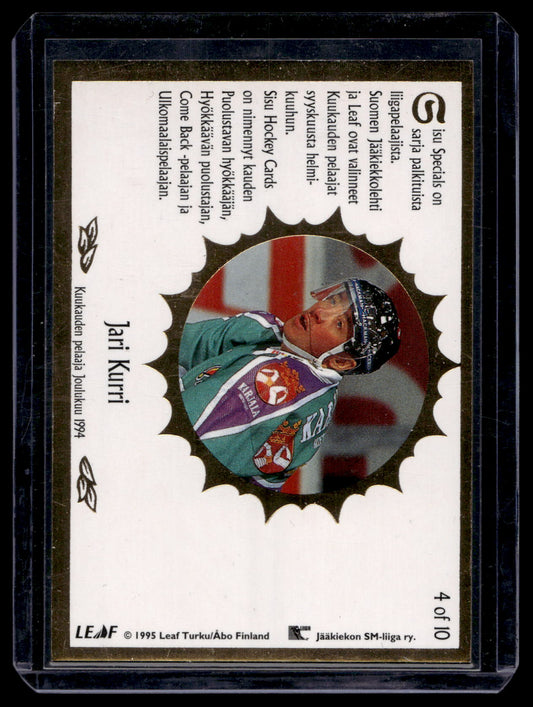 1995-95 Sisu Specials White - Jari Kurri #4