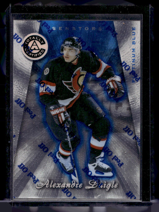 1997-98 Pinnacle Totally Certified - Executive Master Set - Platinum Blue - Alexandre Daigle #98 XXXX/3099