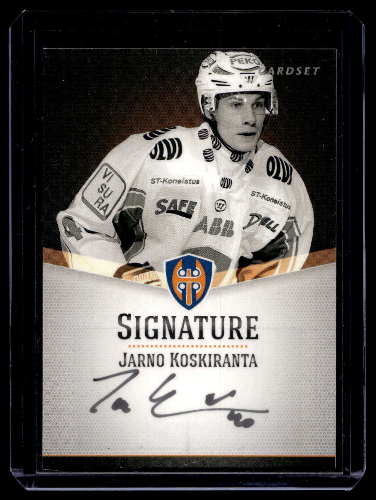 2012-13 Cardset Signature - Jarno Koskiranta /125