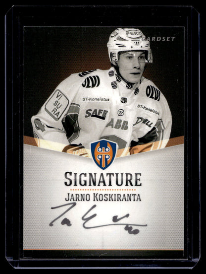 2012-13 Cardset Signature - Jarno Koskiranta /125