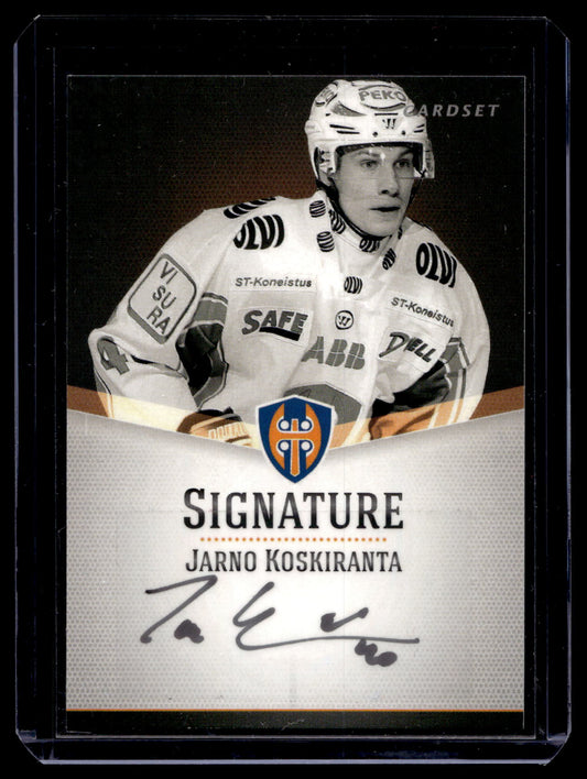 2012-13 Cardset Signature - Jarno Koskiranta /125