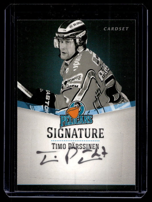 2012-13 Cardset Signature - Timo Parssinen /125