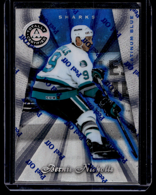 1997-98 Pinnacle Totally Certified - Executive Master Set - Platinum Blue - Bernie Nicholls #109 XXXX/3099