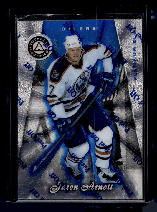 1997-98 Pinnacle Totally Certified - Executive Master Set - Platinum Blue - Jason Arnott #124 XXXX/3099