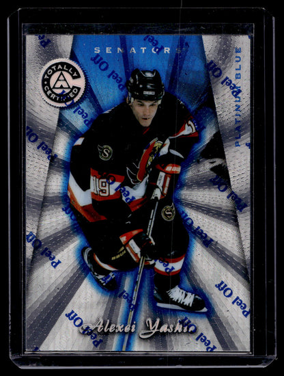 1997-98 Pinnacle Totally Certified - Executive Master Set - Platinum Blue - Alexei Yashin #78 XXXX/3099