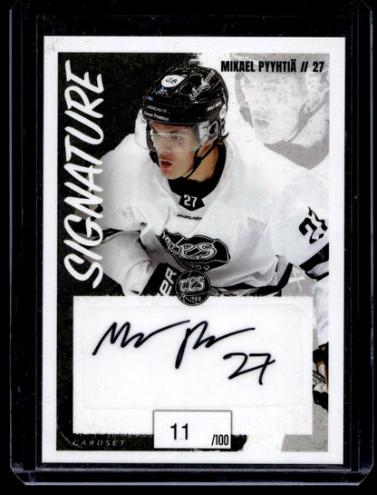 2022-23 Cardset Signature - Mikael Pyyhtia /100