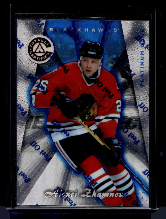 1997-98 Pinnacle Totally Certified - Executive Master Set - Platinum Blue - Alexei Zhamnov #101 XXXX/3099