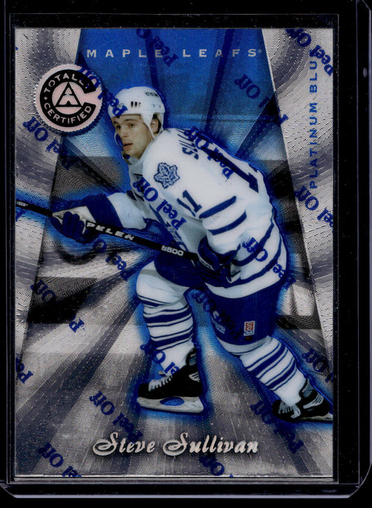 1997-98 Pinnacle Totally Certified - Executive Master Set - Platinum Blue - Steve Sullivan #83 XXXX/3099