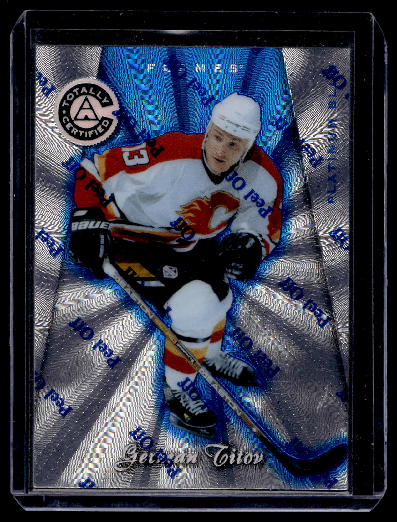 1997-98 Pinnacle Totally Certified - Executive Master Set - Platinum Blue - German Titov #88 XXXX/3099