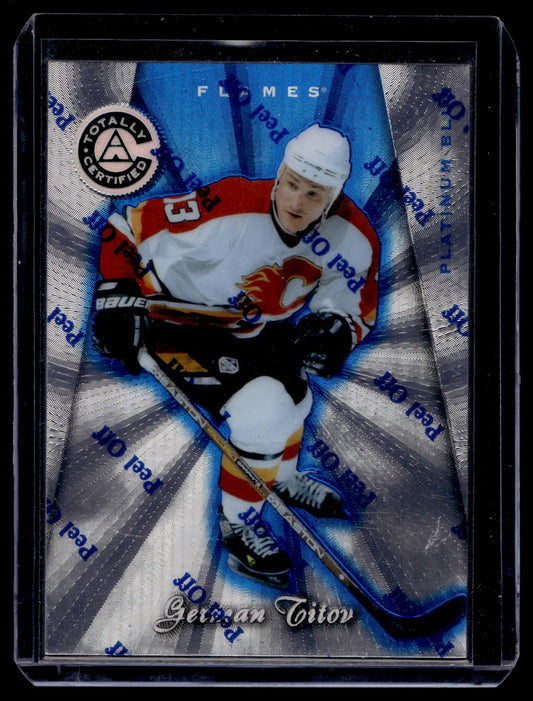 1997-98 Pinnacle Totally Certified - Executive Master Set - Platinum Blue - German Titov #88 XXXX/3099