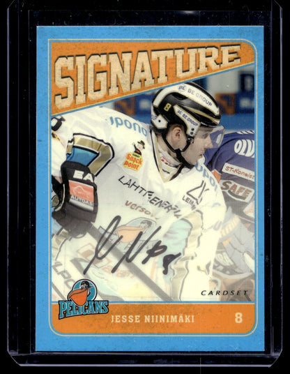 2013-14 Cardset Signature - Jesse Niinimäki /128
