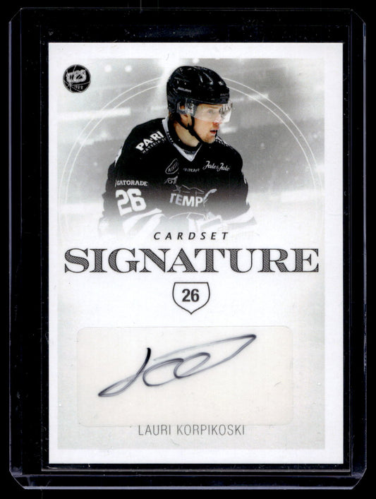 2019-20 Cardset Signature - Lauri Korpikoski /125