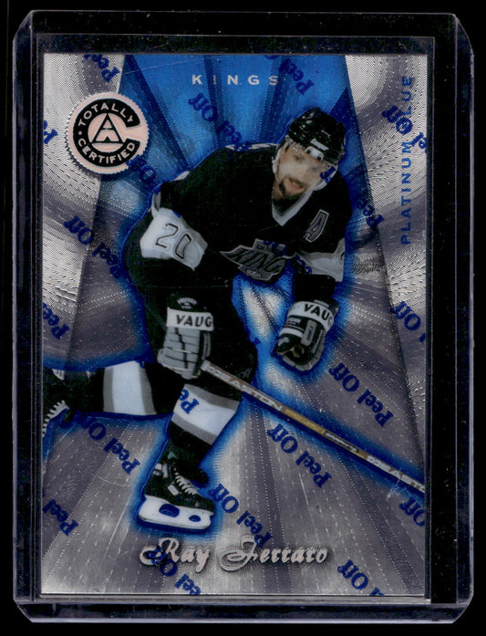 1997-98 Pinnacle Totally Certified - Executive Master Set - Platinum Blue - Ray Ferraro #82 XXXX/3099