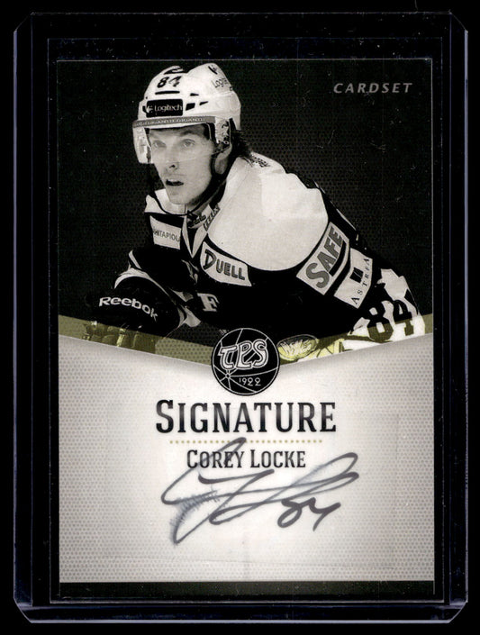 2012-13 Cardset Signature - Corey Locke /125