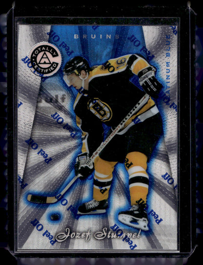 1997-98 Pinnacle Totally Certified - Executive Master Set - Platinum Blue - Jozef Stumpel #97 XXXX/3099