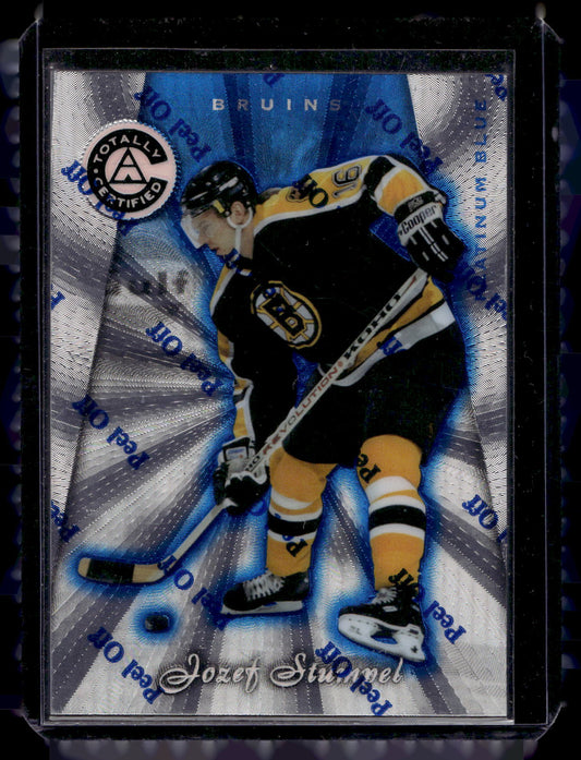 1997-98 Pinnacle Totally Certified - Executive Master Set - Platinum Blue - Jozef Stumpel #97 XXXX/3099