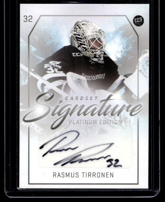 2018-19 Cardset Signature Platinum Edition - Rasmus Tirronen /125