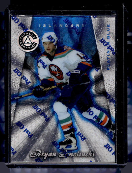 1997-98 Pinnacle Totally Certified - Executive Master Set - Platinum Blue - Bryan Smolinski #108 XXXX/3099