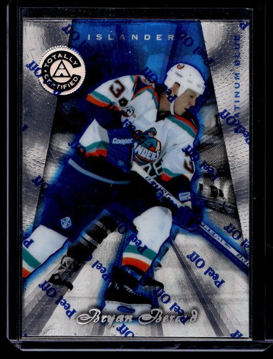 1997-98 Pinnacle Totally Certified - Executive Master Set - Platinum Blue - Bryan Bedard #40 XXXX/3099